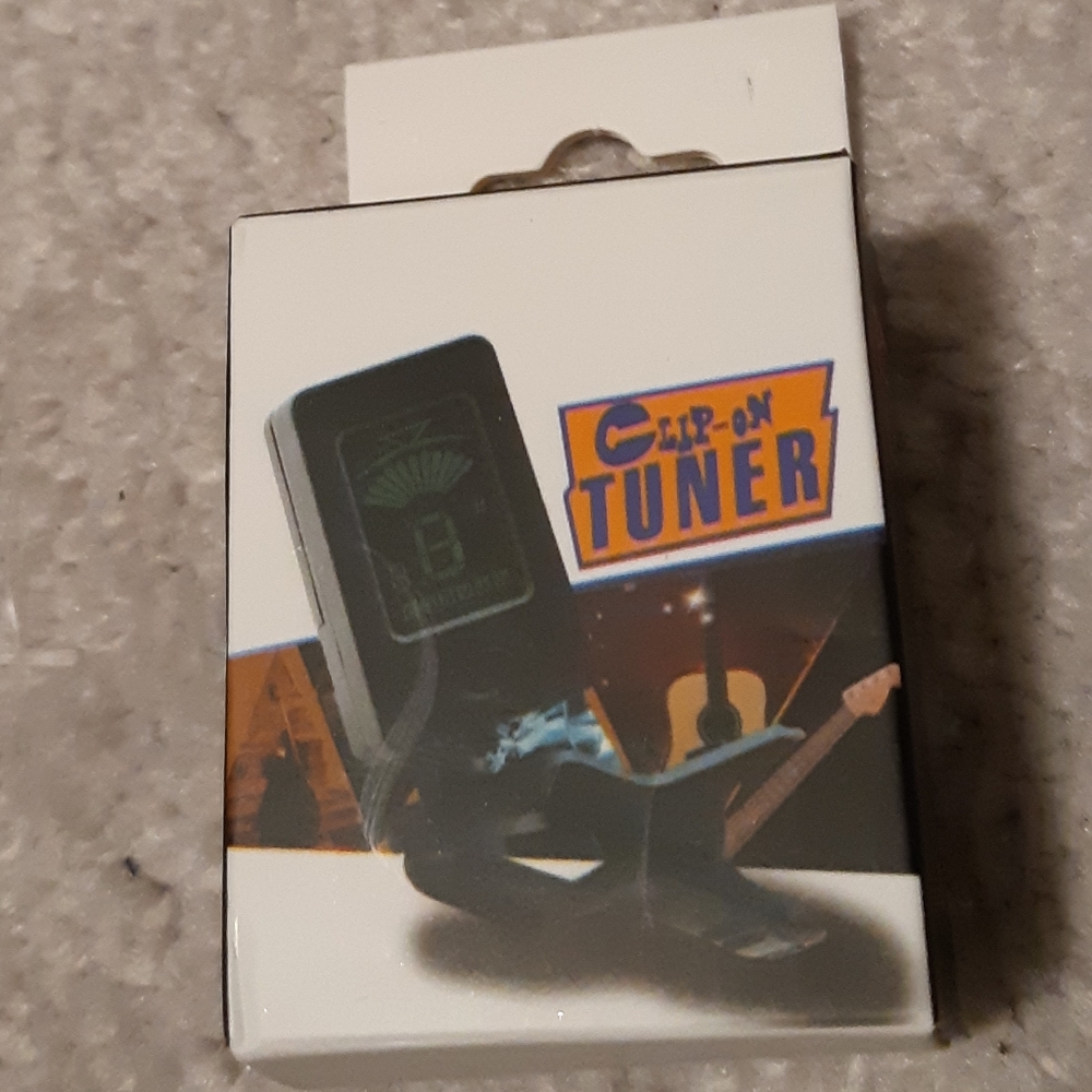 Clip on tuner.